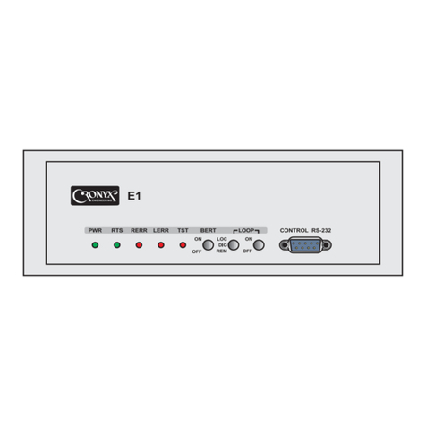 Cronyx E1-L user guide