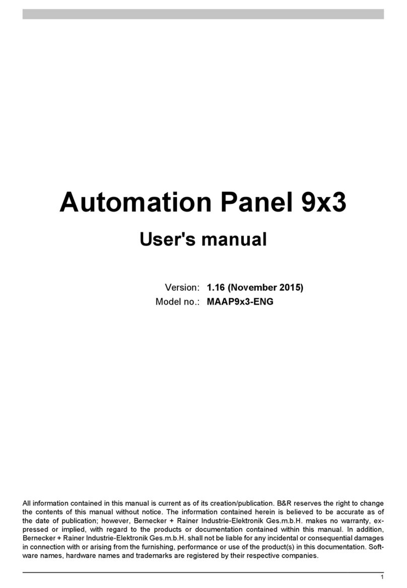 Bernecker + Rainer 5AP923.1215-00 User manual