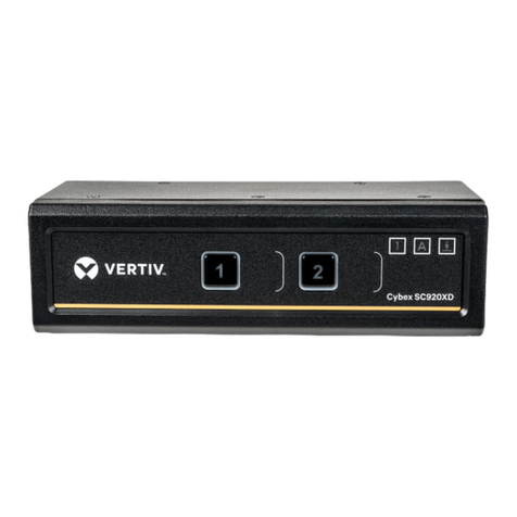 Vertiv Cybex SC 920XD Quick installation guide