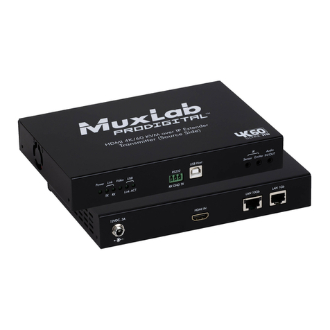 MuxLab 500760-KVM Quick installation guide