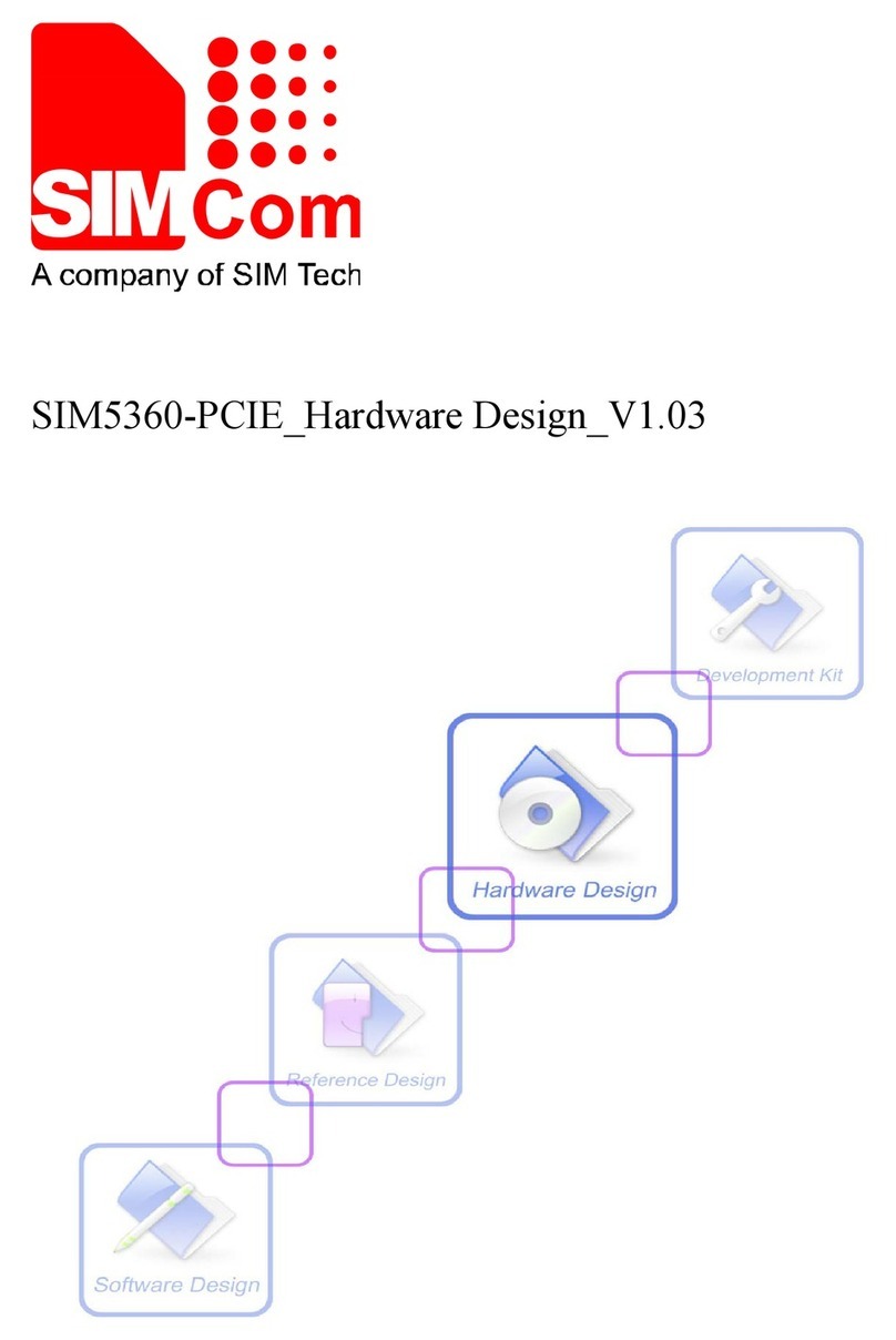 SimTech SIMCom SIM5360-PCIE Series Hardware design