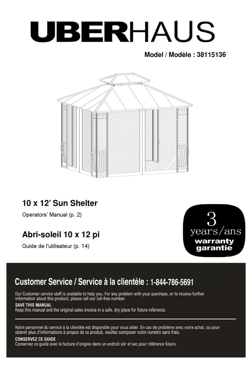 Uberhaus 38115136 Operator's manual