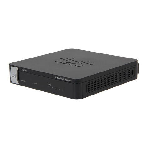 Cisco RV180 User manual Cisco RV180 User manual