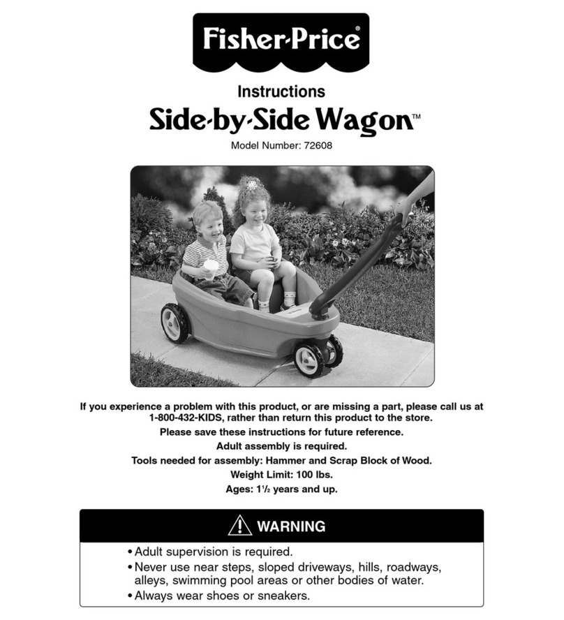 Fisher-Price Side-by-Side Wagon instructions