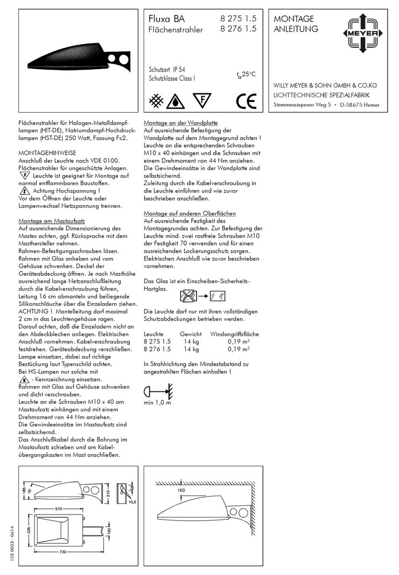 Meyer Fluxa BA User manual