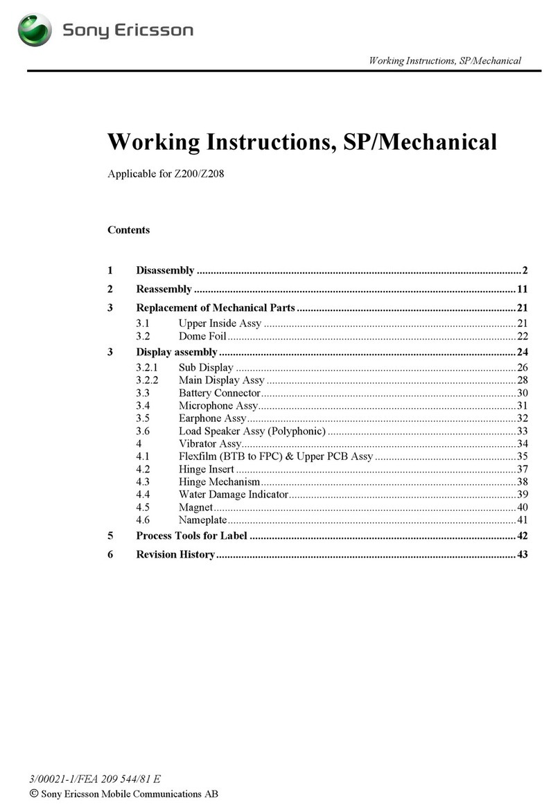 Sony Ericsson Z200 User manual