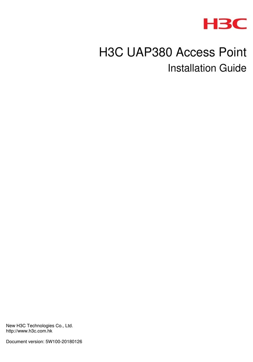 H3C UAP380 User manual