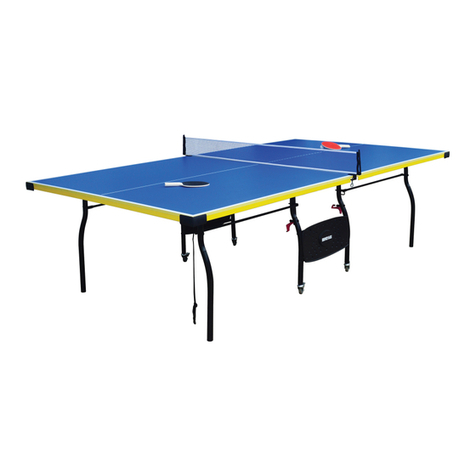 Carmelli BOUNCEBACK 9' TABLE TENNIS Assembly instructions