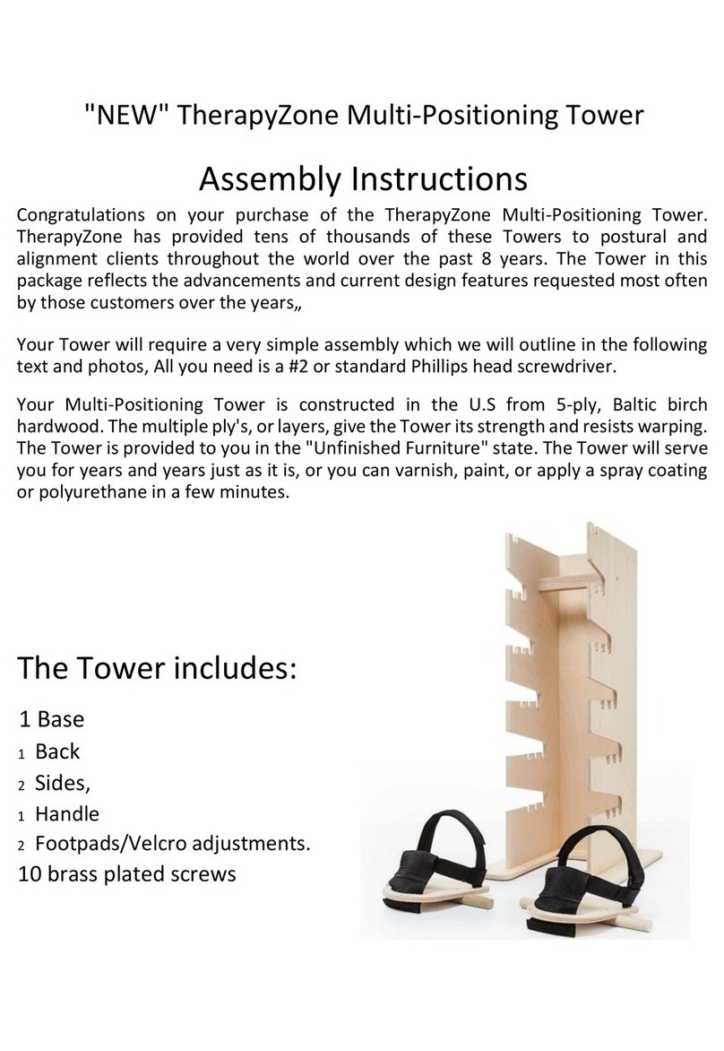 EMP NEW TherapyZone Multi-Positioning Tower Assembly instructions EMP NEW TherapyZone Multi-Positioning Tower Assembly instructions