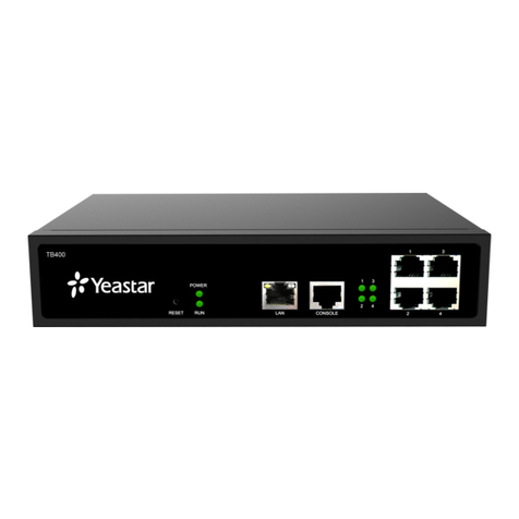 Yeastar Technology NeoGate TB400 User manual
