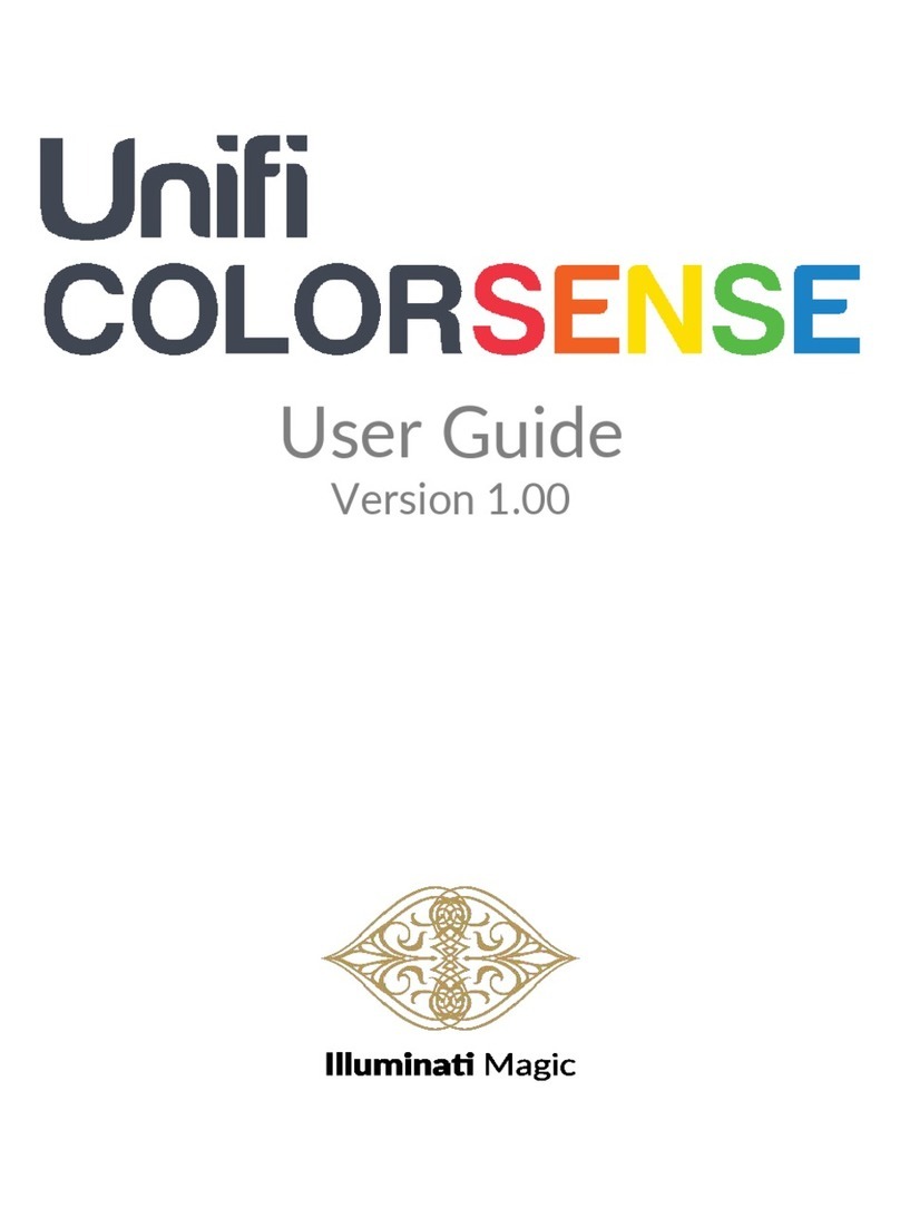 ILLUMINATI MAGIC Unifi COLORSENSE user guide ILLUMINATI MAGIC Unifi COLORSENSE user guide