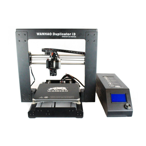 WANHAO Duplicator I3V2 User manual