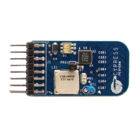Cypress PSoC FirstTouch CY3270 User manual