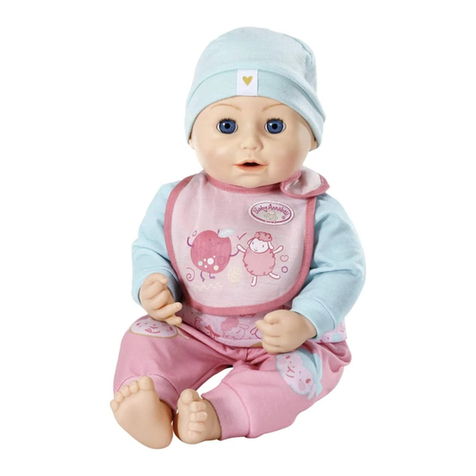 Zapf Creation My First Baby Annabell Time To Sleep User manual