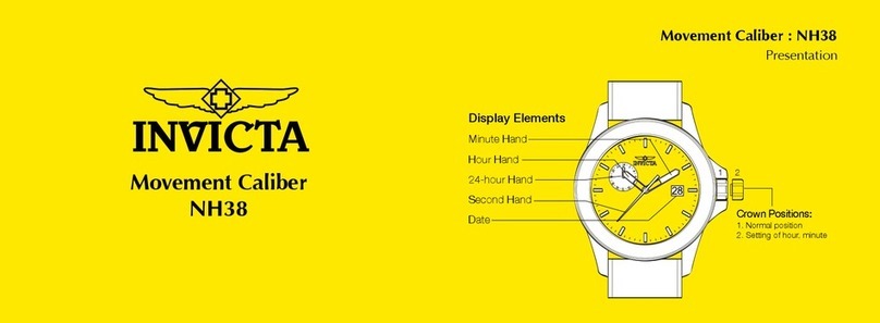 Invicta NH38 User manual