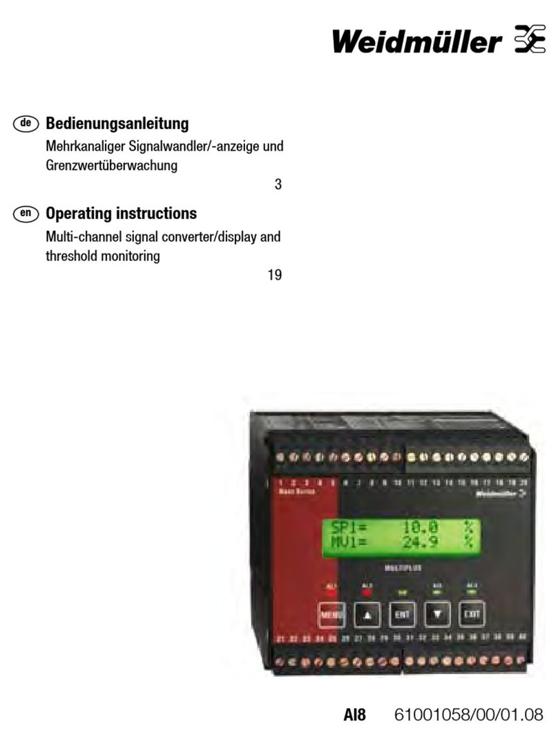 Weidmüller AI8 User manual