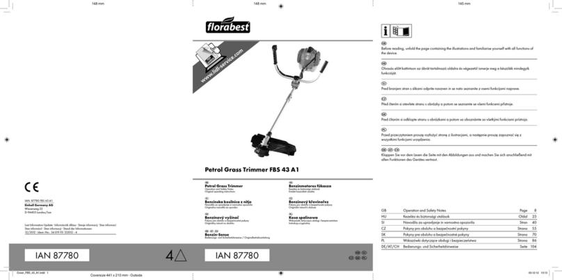 FLORABEST FBS 43 A1 Operation and safety notes FLORABEST FBS 43 A1 Operation and safety notes