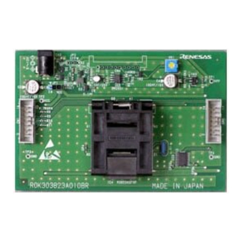 Renesas R0K303823A000BR User manual