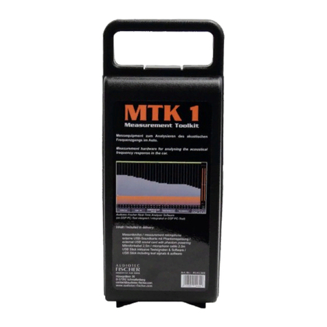 Audiotec Fischer MTK1 manual