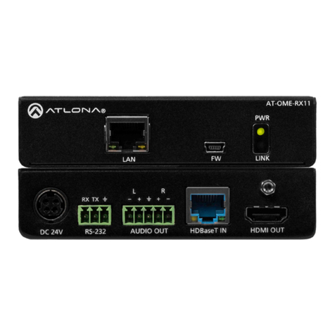 Panduit ATLONA AT-OME-RX11 User manual