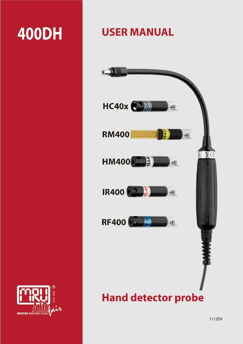 mru 400DH User manual