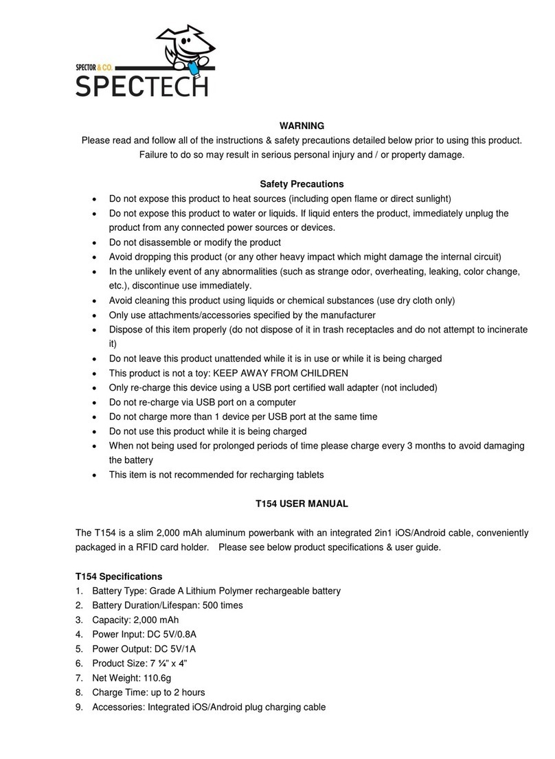 Spectech T154 user manual