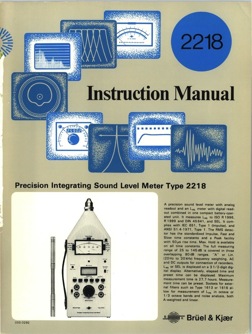 Brüel & Kjær 2218 instruction manual Brüel & Kjær 2218 instruction manual