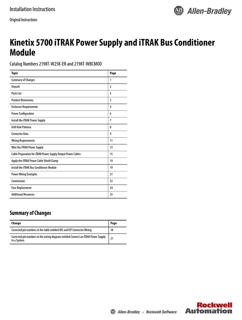 Allen-Bradley Kinetix 5700 iTRAK User manual