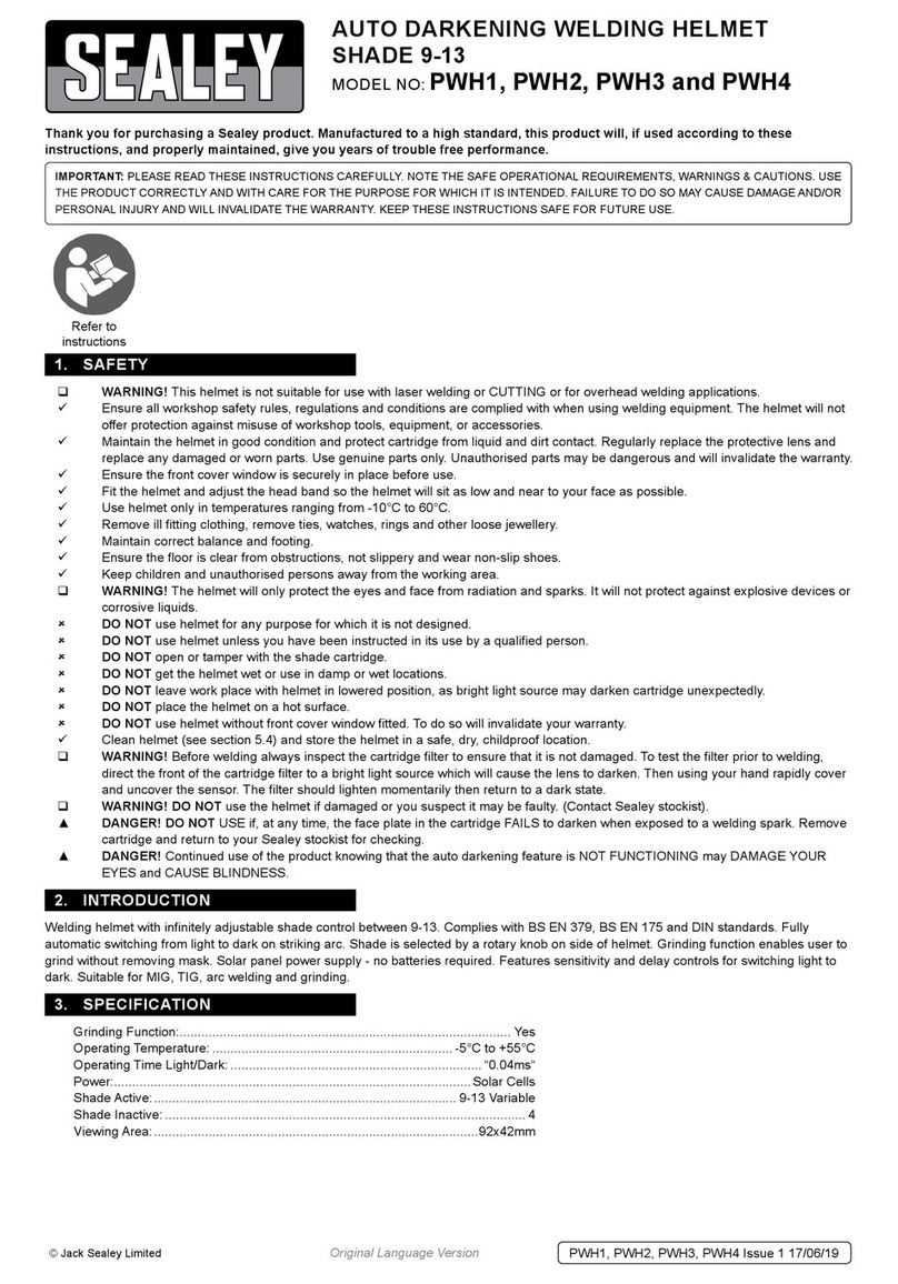 Sealey PWH1 manual