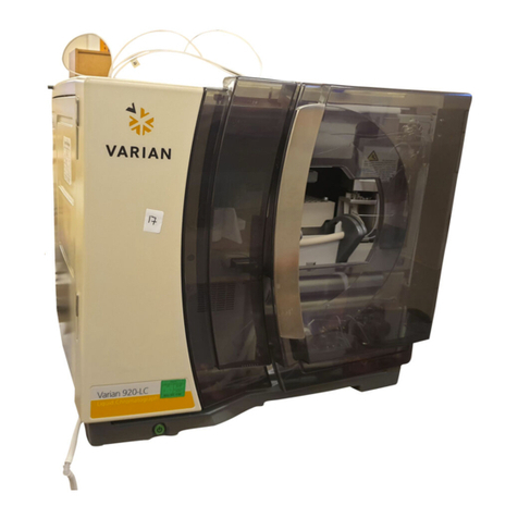 Varian 920-LC User manual