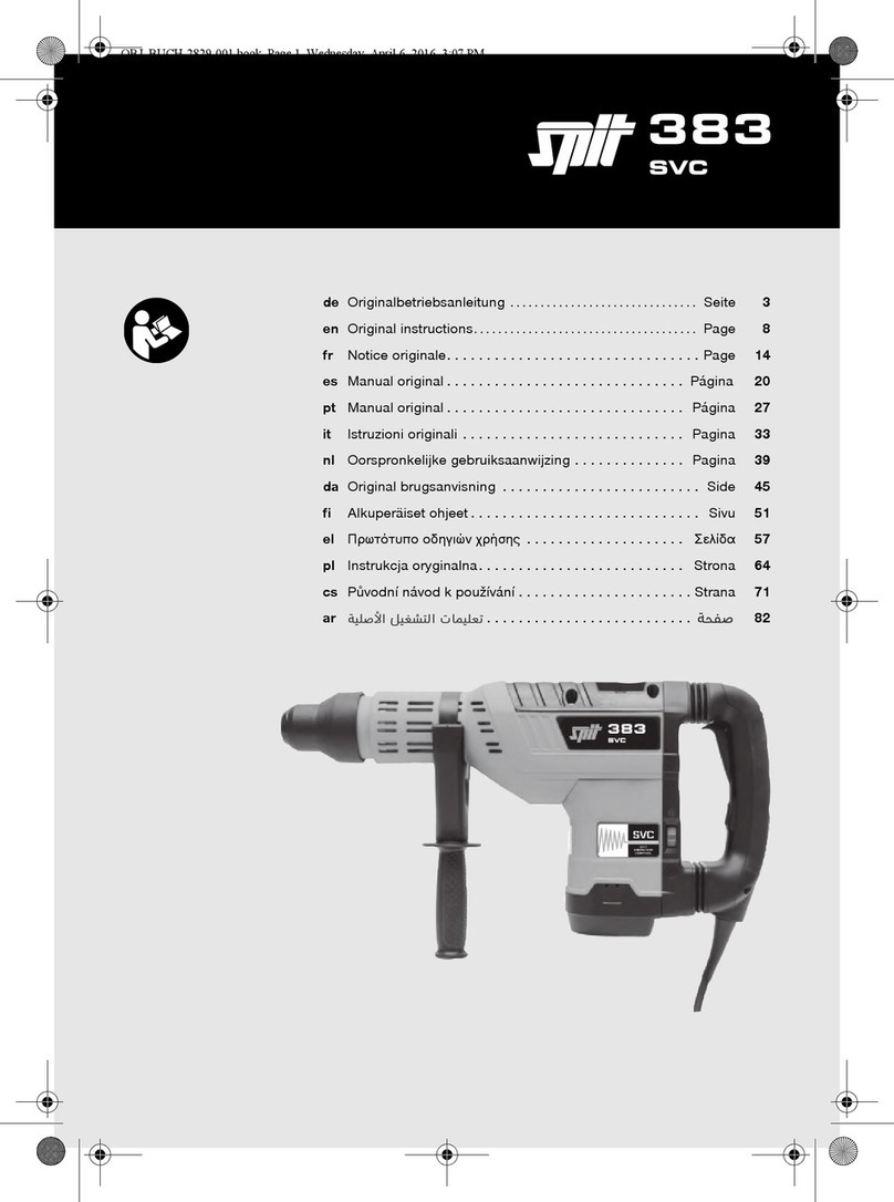 SPIT 383 SVC Original instructions