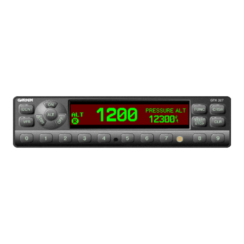 Garmin GTX 327 ATC Maintenance manual