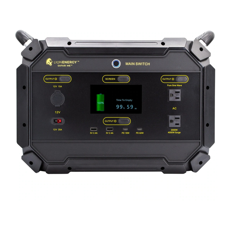 Lion Energy LION SAFARI ME User manual