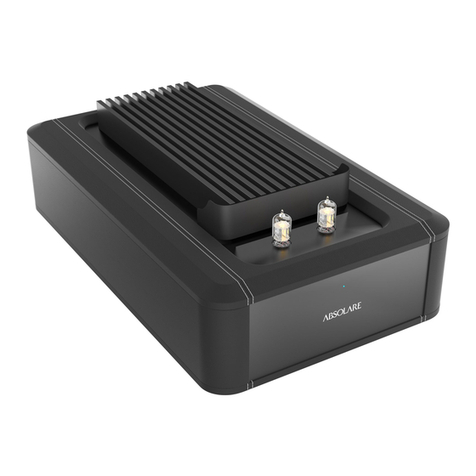 Absolare Hybrid Mono Amplifier user manual