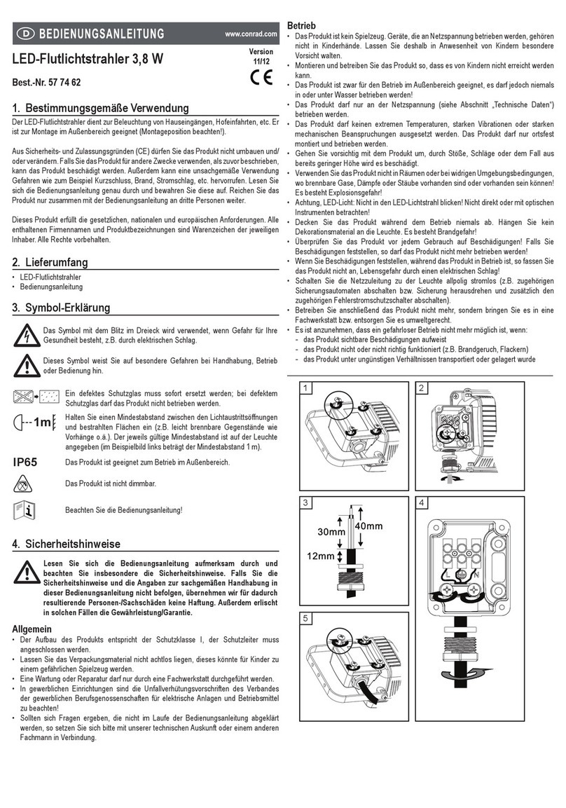 Conrad 57 74 62 operating instructions