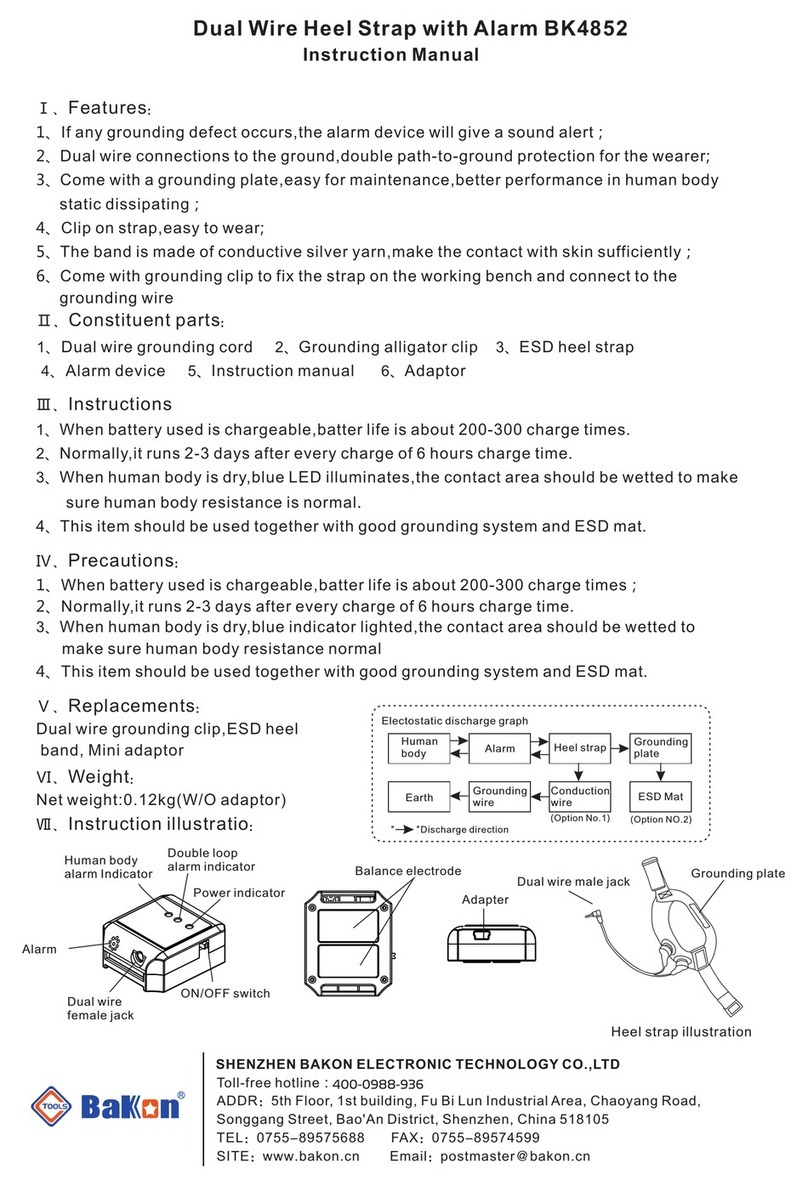 Bakon BK4852 instruction manual