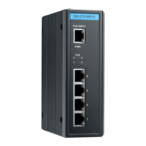 Advantech EKI-2701MPI-R Installation and operation manual