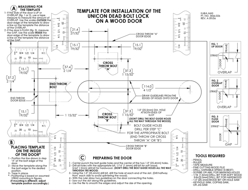 Kaba Mas UNICON User manual