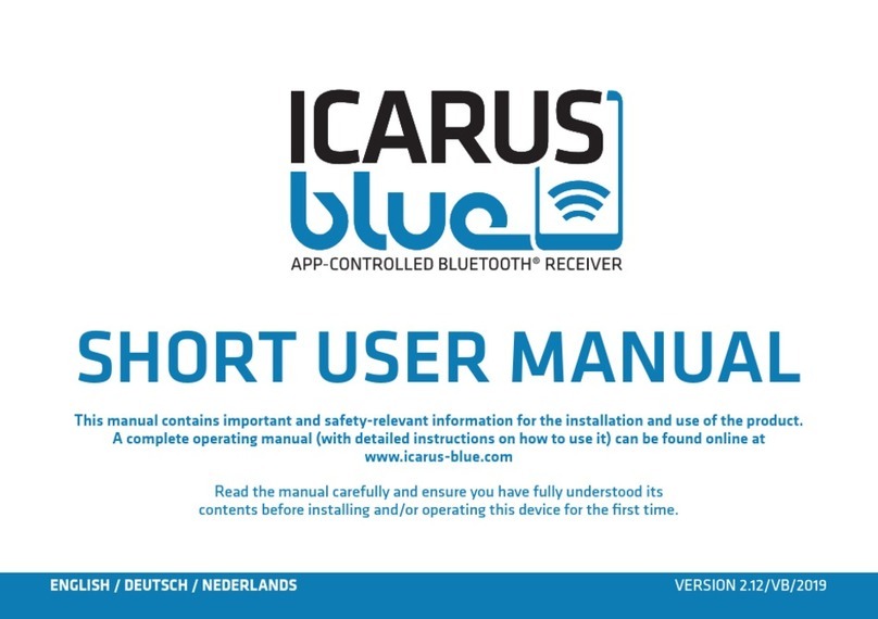 ICP ICARUS blue Short user manual