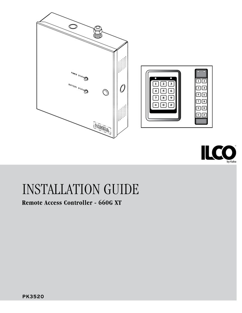 Kaba ILCO RAC 660G XT User manual