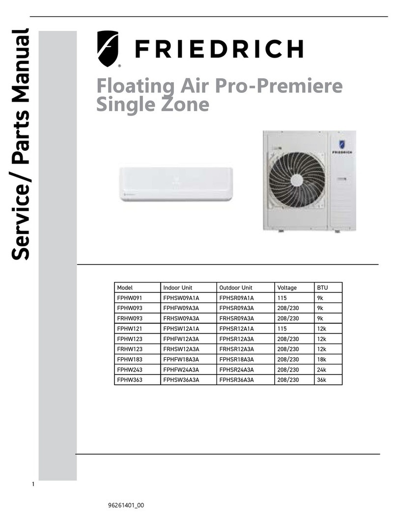 Friedrich Floating Air Pro-Premiere FPHW091 Guide
