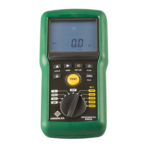 Greenlee 5882A instruction manual