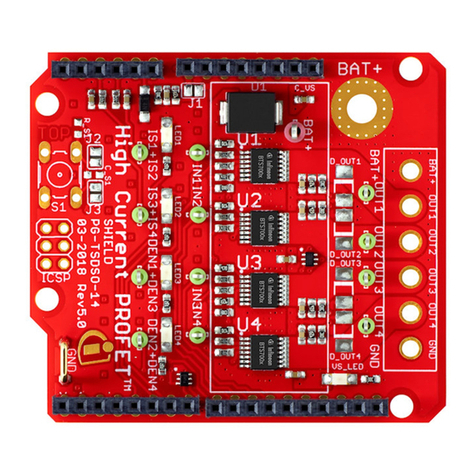 Infineon PROFET+2 12V Arduino Shield user manual