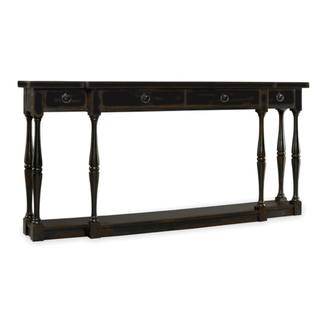 Hooker Furniture Four-Drawer Thin Console-Ebony 3005-85001 Assembly instruction Hooker Furniture Four-Drawer Thin Console-Ebony 3005-85001 Assembly instruction