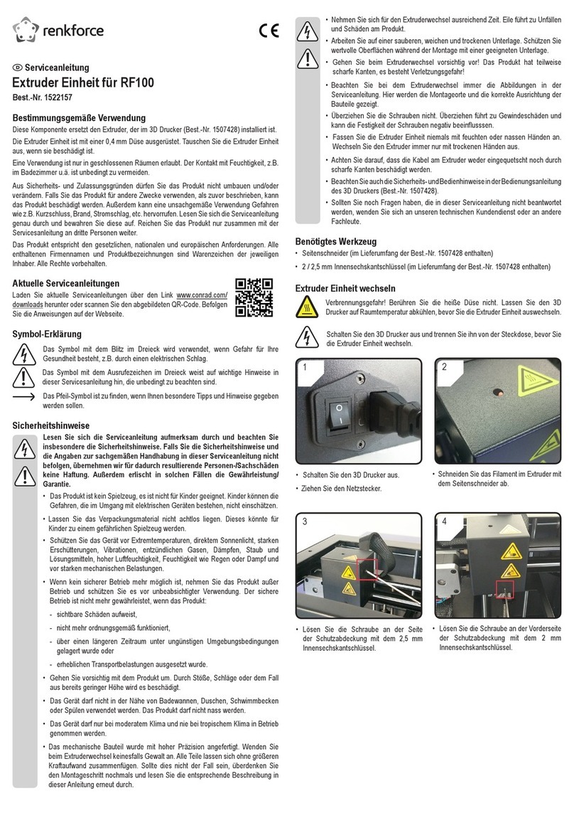 Renkforce 1522157 Replacement instructions