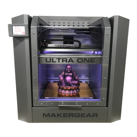 MAKERGEAR Ultra One User manual MAKERGEAR Ultra One User manual