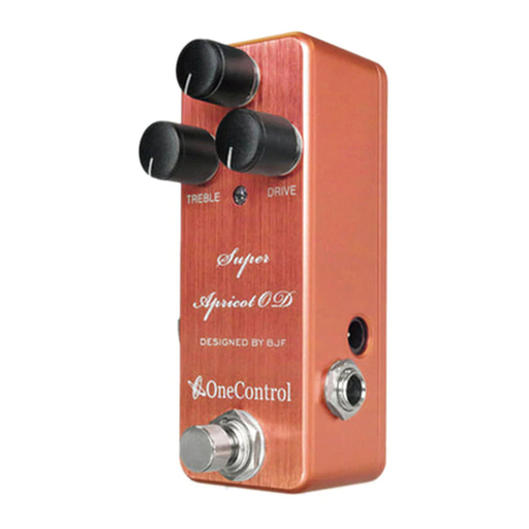 One Control Super Apricot OD User manual