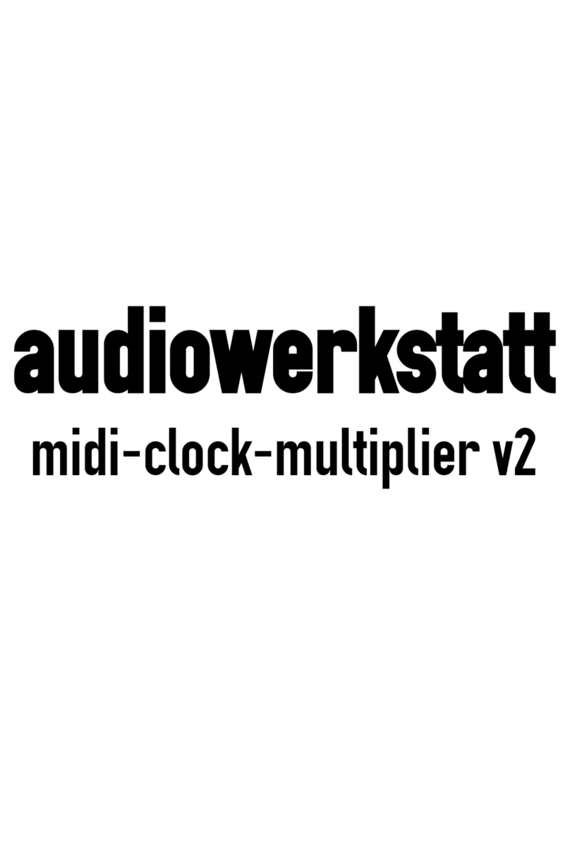 audiowerkstatt midi-clock-multiplier v2 quick start guide