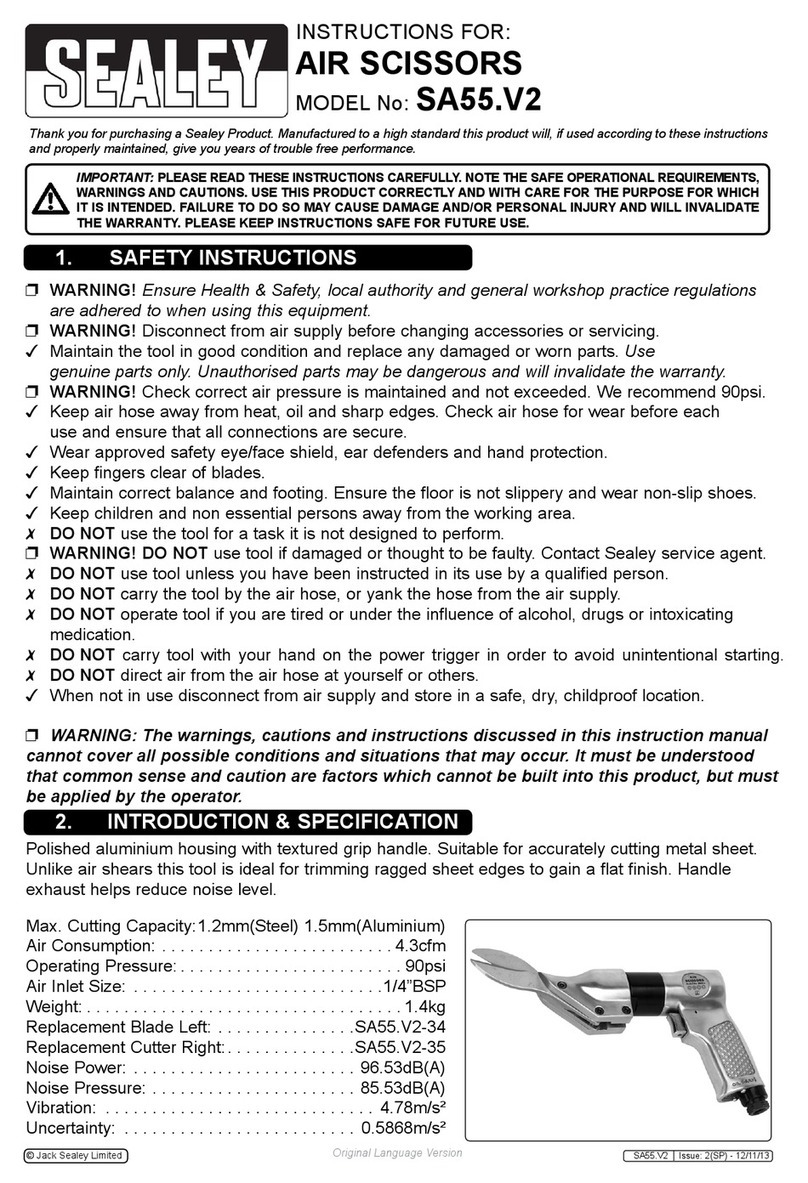 Sealey SA55.V2 User manual