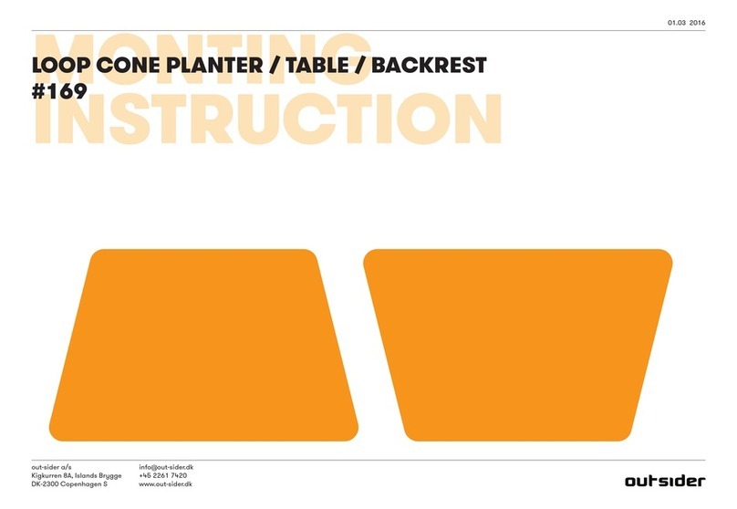 Outsider LOOP CONE PLANTER User guide